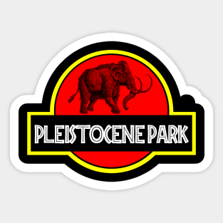 Pleistocene Park Sticker